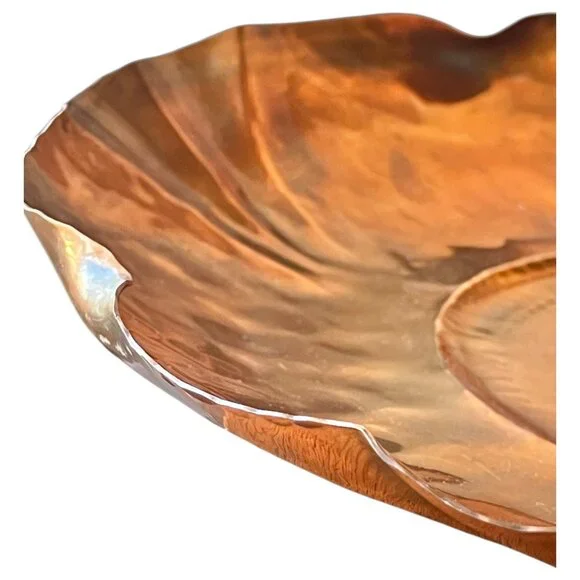 Vermont CCV Hand-Hammered Copper Decorative Plate 507 VTG 13” D French Country - Picture 6 of 6